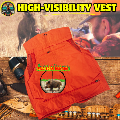 🦌 GILET DA CACCIA AD ALTA VISIBILITÀ – WILD BOAR HUNTING STYLE
